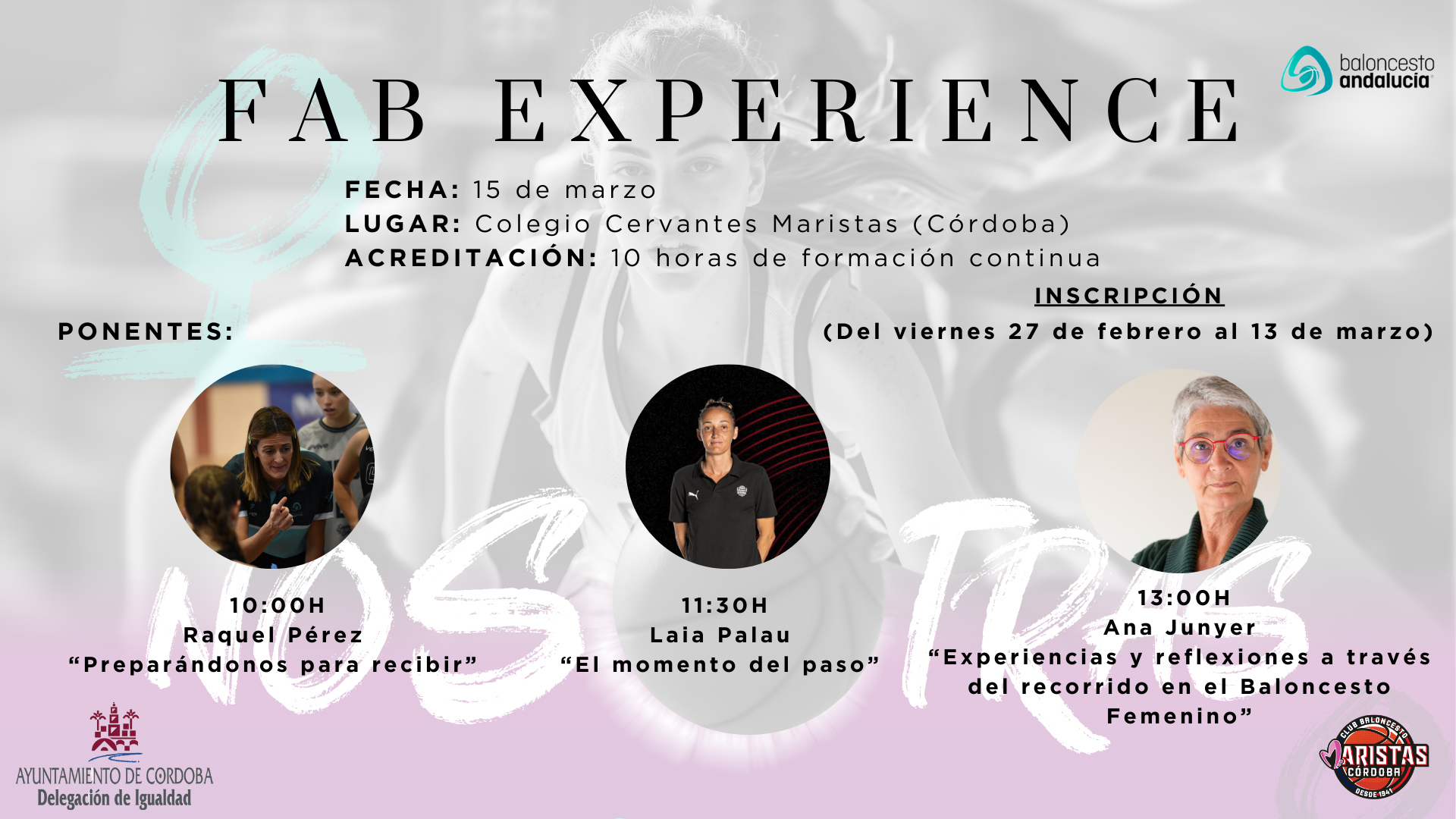 Curso de FAB Experience "NOSOTRAS" 2026