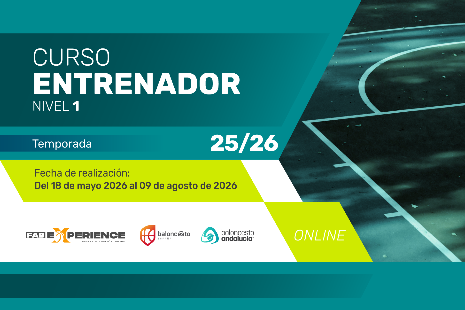 Curso de Entrenador Nivel 1 | 1&ordf; Edici&oacute;n 2026